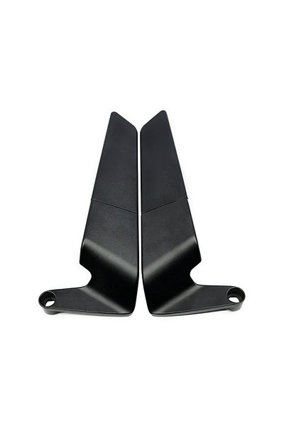 Choice black For Kawasaki Z900 Z650 2021 2022 2023 Motorcycle Mirrors Stealth Winglets Mirror Kits Adjustab