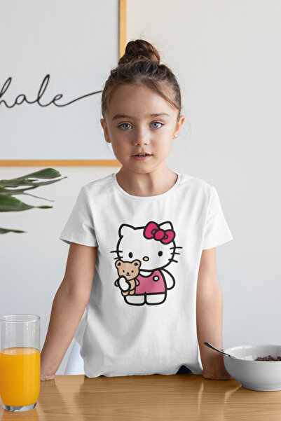 SVART WEAR Hello Kitty okrugla kragna 100% pamuk Štampano Dječja i tinejdžers...