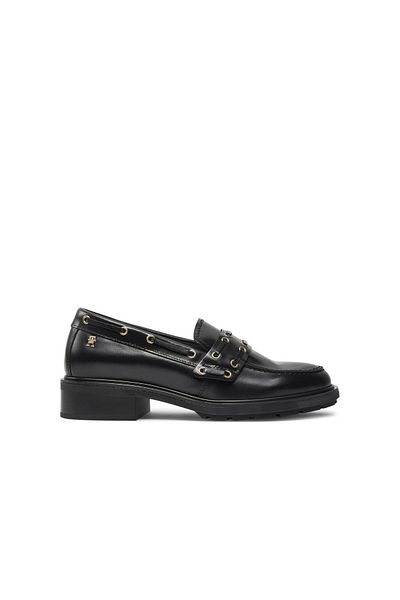 Tommy Hilfiger Women Black Loafers