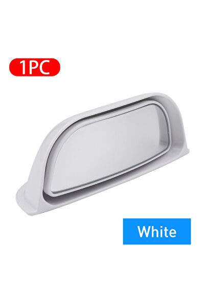 choice2 WHITE 1 PC SEAMETAL Universal Car Rear View Mirror Wide-angle Auto Se...