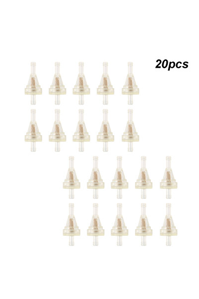 Choice1 20pcs 10/20pcs 1/4' 6.3mm Inline Fuel Filter for Dirt Pit Bike ATV UT...
