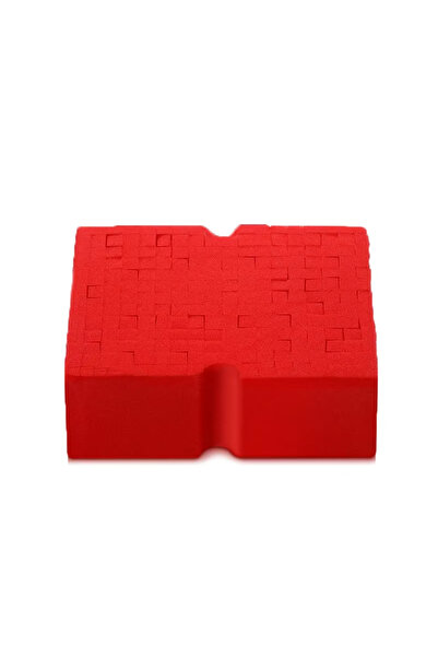 Choice1 إسفنجة غسيل سيارات حمراء قطعة واحدة، كبيرة الحجم، ذات شبكة إسفنجية نا...