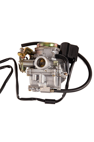 Choice مكربن دراجة نارية فضي مقاس 18 مم PD18J مناسب لـ GY6 50cc 60cc 137qma 1...