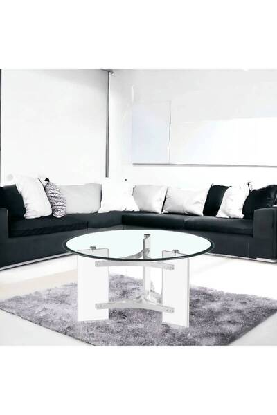 Al Saada Home Single Service Table Golden - Al Saadah Home
