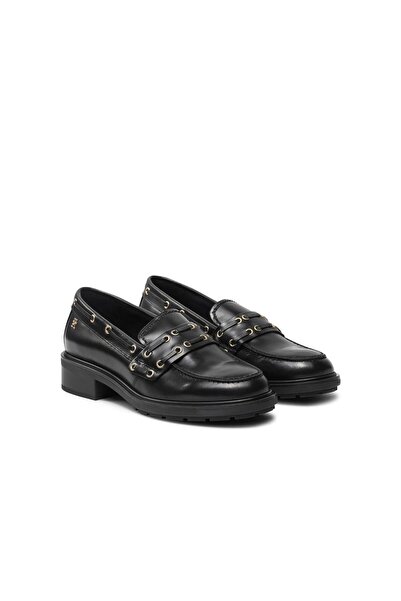 Tommy Hilfiger Women Black Loafers