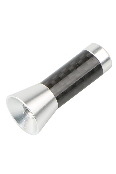 Choice1 هوائي قصير جديد تمامًا من ألياف الكربون الفضية، مثبت ببرغي معدني، هوا...