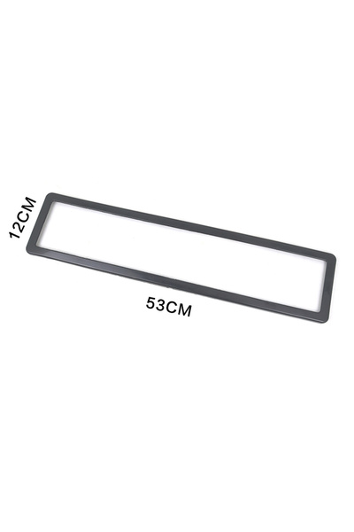 Choice black Best-selling European regulation license plate frame Plastic license plate frame Car license p