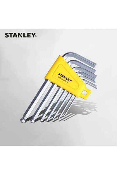 Choice Stanley 7Pcs/Set Imperial Hex Key Set Wrenches Allen Key Complete Kit Inches 1/16 5/16 3/32 1/8 5...