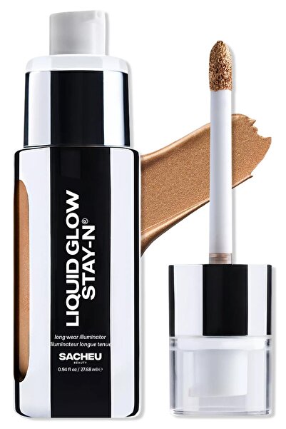 SACHEU BEAUTY Sacheu Liquid Glow Stay-N Long Lasting Liquid Illuminator 04 Golden Hour 27.68ml