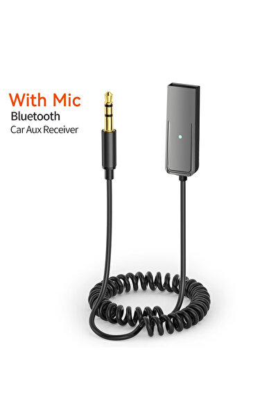 choice2 Gray New Upgrad Bluetooth Car AUX Adapter USB To 3.5mm Stereo Hifi Mu...