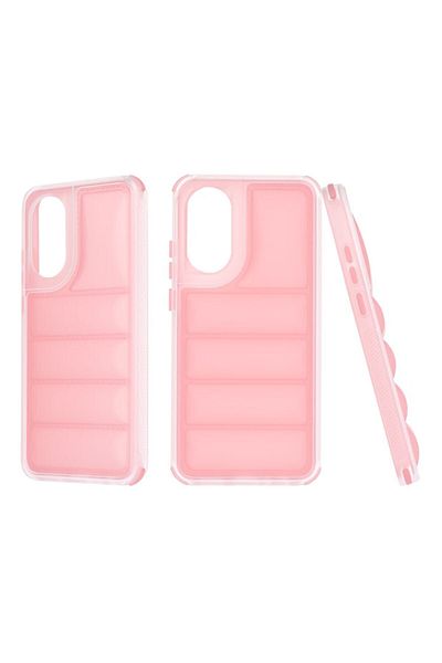 Rao Husa compatibila cu Oppo A78 4G, Grip, Wave Shield, R43, Plastic, Pinky