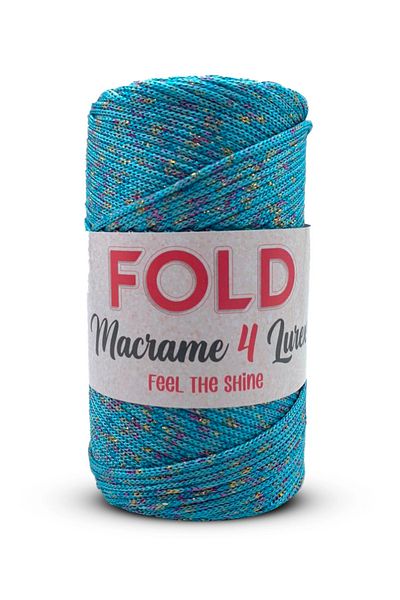 FOLD خيط ماكراميه بوليستر لامع رقم: 4 230 متر خيط ماكراميه بوليستر 2 مم - 200 جرام - 230 متر خيط حقيبة Supla Ip