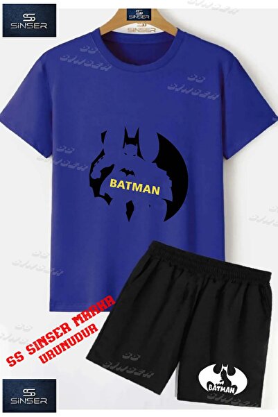 SS SİNSER Tricou cu gât rotund cu imprimeu special „BATMAN SHADOW PRINT” pent...