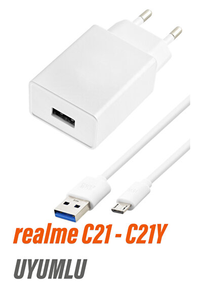 EXENAR realme C21 - C21Y Şarj Aleti ve Micro Usb Kablo