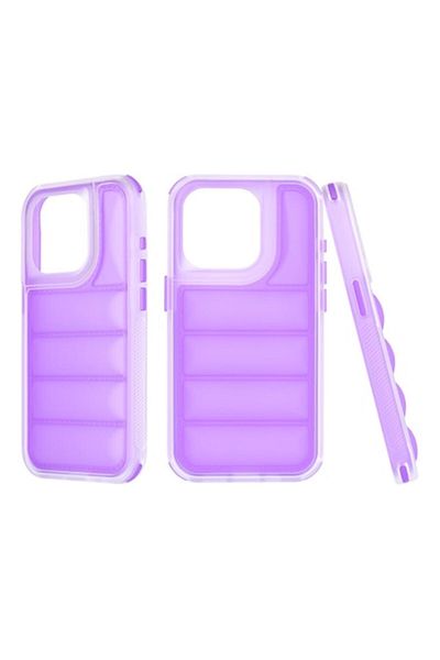Rao Phone Case Compatible with iPhone 15 Pro, Grip, Wave Shield, H56, Plastic, Violet