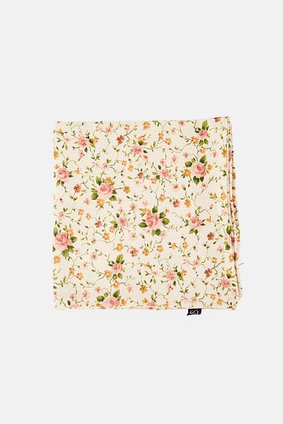 Muy Mucho Floral Pattern Cushion Cover, Multicolor