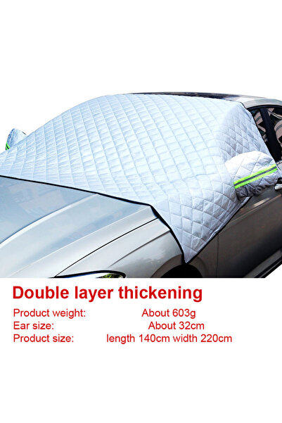 Choice1 غطاء مزدوج الطبقة مقاوم للماء، غطاء سيارة خارجي، غطاء زجاج أمامي خارج...