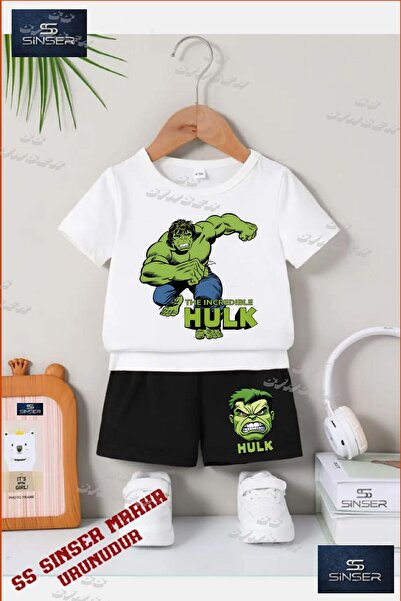 SS SİNSER Tricou cu gât rotund cu imprimeu personalizat „HULK GIANT LEFT FOOT...