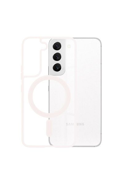 Rao Husa compatibila cu Samsung Galaxy S22 5G, Grip, MagSafe Pro, H84, Premium Lexgard, Nude Pinky