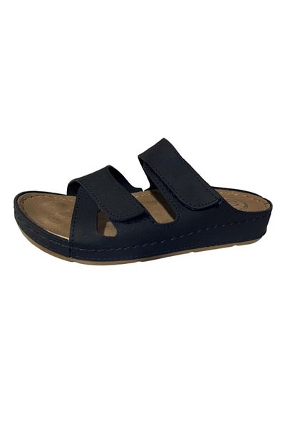 MULEX Women's Black Orthopedic Slippers