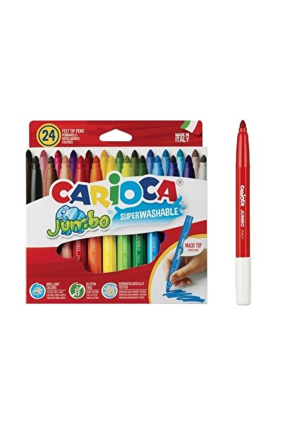 divendi-ro Set de 24 de Carioci lavabile cu vârf aspru