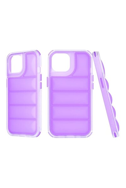 Rao Carcasă compatibilă cu iPhone 15, Grip, Wave Shield, M56, Plastic, Violet