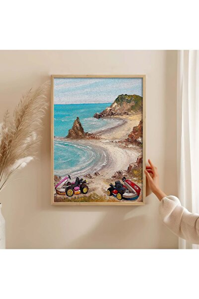 HOMEPACK TABLO CU CADRU DE LEMN POSTER CU CADRU DECOR ARTISTIC DE PERETE TK/1479