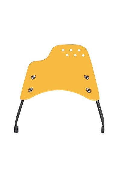 Choice1 واقي رياح أمامي عالمي للدراجات النارية، أصفر اللون، مع عاكس هواء، ومص...