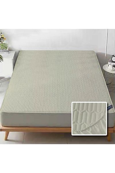 Pucioasa Protecție Matlasată Percalle (Kaki) - 160Cm X 200Cm