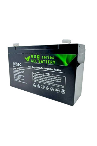 Ttec Jel 6V 12Ah Oyuncak Pili – Dayanıklı ve Etkili