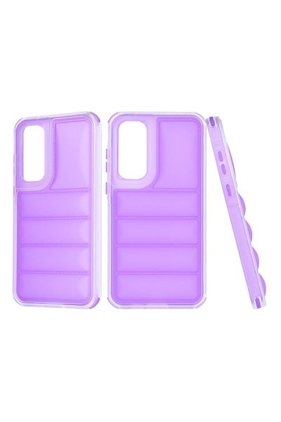 Rao Husa compatibila cu Samsung Galaxy A55 5G, Grip, Wave Shield, D20, Plastic, Violet