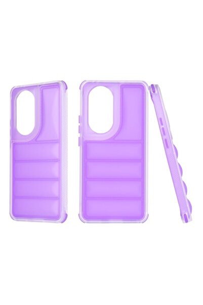 Rao Husa compatibila cu Oppo Reno10/Reno10 Pro, Protection, Wave Shield, D63, Plastic, Violet