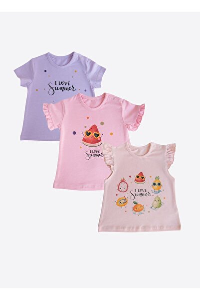 kitikate Organic Mira 3-Piece T-Shirt Multicolor