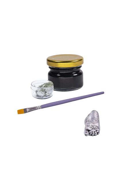 MemoArt Antique Silver - Special Paint Set for Hand Sculptures