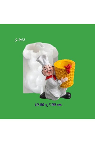 AnkaHobiMarket Chef Kürdanlık Silikon Kalıp (S942)