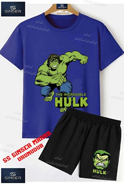 SS SİNSER Tricou cu gât rotund cu imprimeu personalizat „HULK GIANT LEFT FOOT...