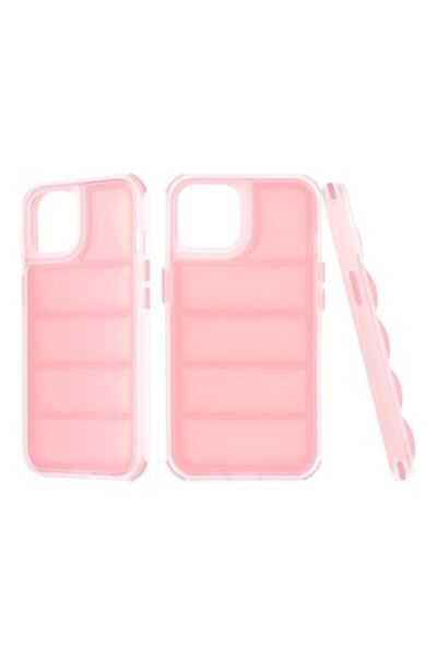 Rao Carcasă compatibilă cu iPhone 13, Grip, Wave Shield, Q54, Plastic, Roz