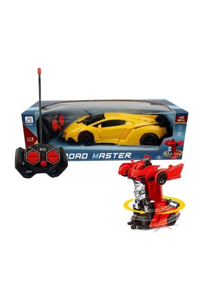 divendi-ro Mașină robot cu telecomandă, pentru copii de 3 ani+, 40Hz, scară 1...