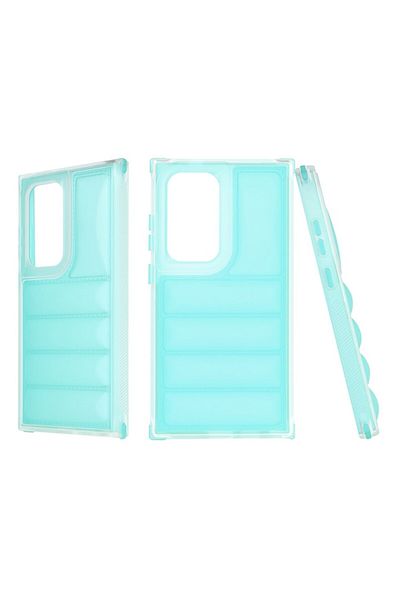 Rao Grip Wave Shield Case for Samsung Galaxy S24 Ultra, Turquoise