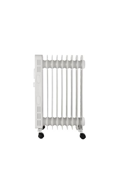 KUMTEL Electric Oil Heater with 9 Elements, Adjustable Thermostat, 2300W, 3 Heat Levels