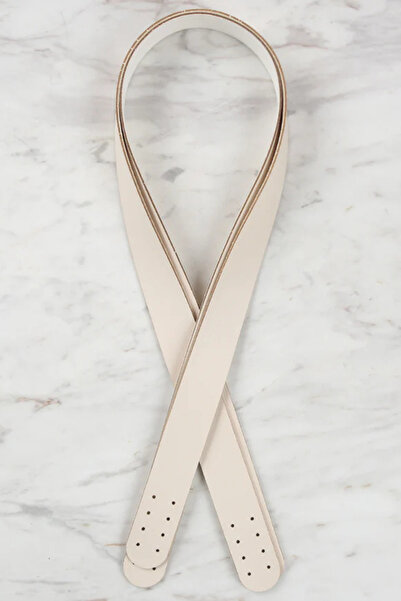 FOLD Double Stretched Bag Handle Cream 70 cm Bag Strap