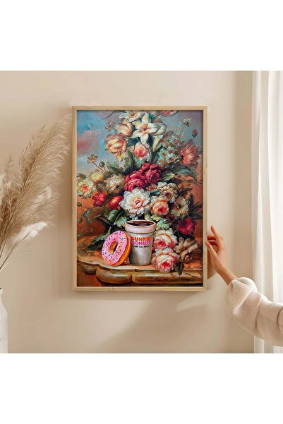 HOMEPACK TABLO CU CADRU DE LEMN POSTER CU CADRU DECOR ARTISTIC DE PERETE TK/1482