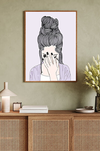 Dekorsiahome Tablou dintr-o bucată cu rama din lemn TK0836