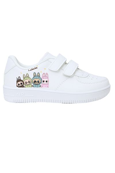 MECH BUTİK Pantofi sport pentru fete cu velcro imprimat Labubu