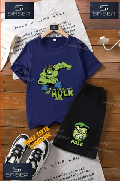 SS SİNSER Tricou cu gât rotund cu imprimeu personalizat „HULK GIANT LEFT FOOT...
