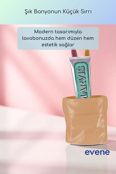 Evene Θήκη οδοντόβουρτσας Βάση οδοντόβουρτσας Βάση οδοντόβουρτσας Μπεζ Χρώμα Μοντέλο 80