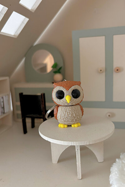 CESTOPİENO Στολίδι κουκουβάγιας κινητή τσάντα / Μπρελόκ - 2 Τεμάχια