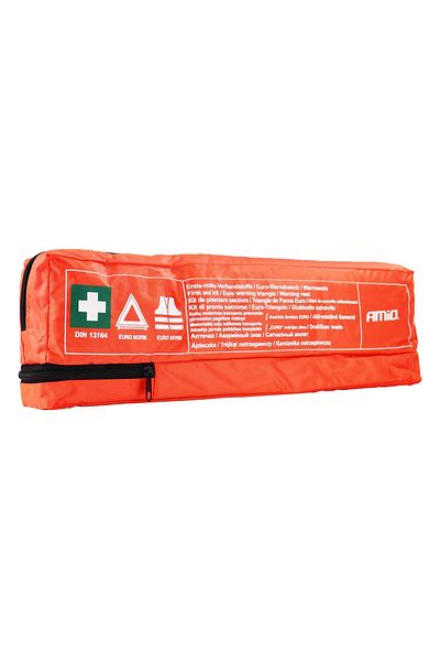 divendi-ro COMBI PLUS Car Safety Set (first aid kit reflective triangle reflective vest)