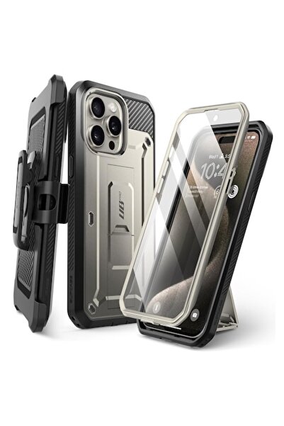 Rao Husa compatibila cu iPhone 15 Pro Max, Grip, gri