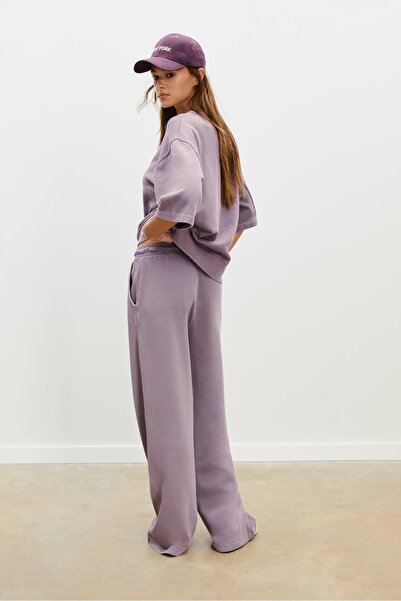 Stradivarius Faded straight fit joggers